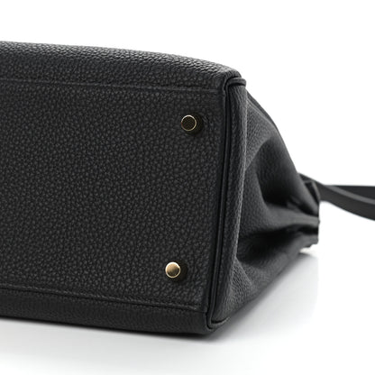 Hermes Togo Kelly Retourne 35 Black 10 of 12