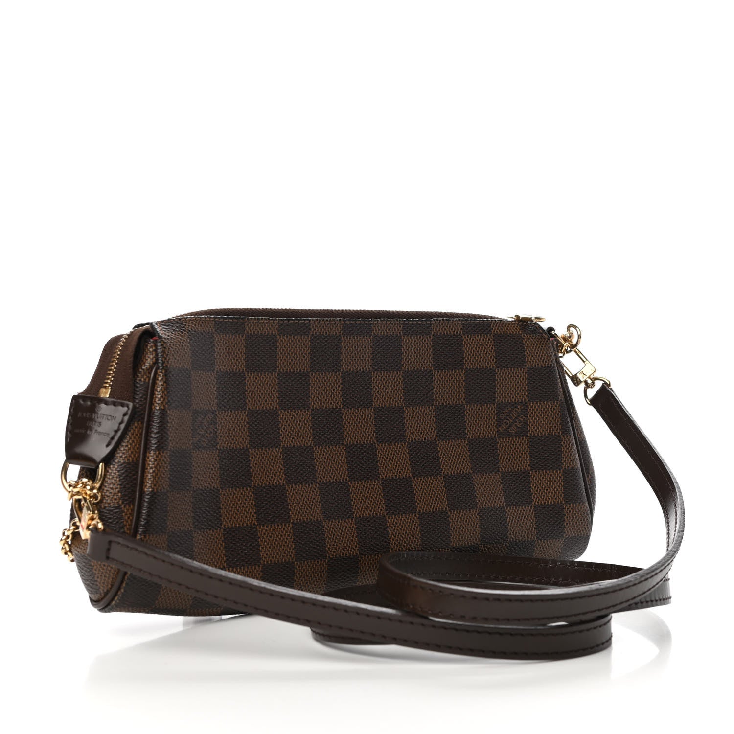 Louis Vuitton Damier Ebene Eva Clutch 2 of 4