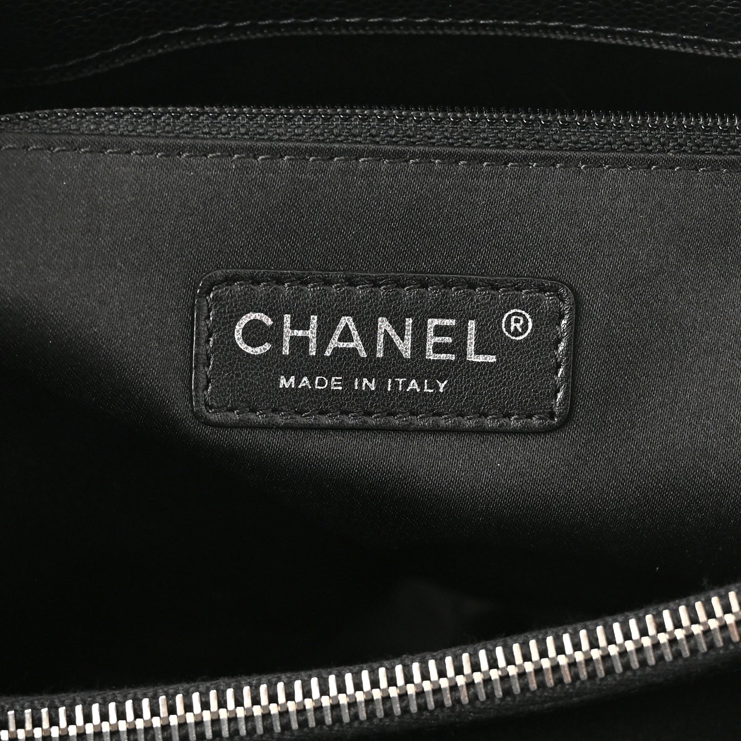 Caviar Quilted Grand Shopping Tote GST Black