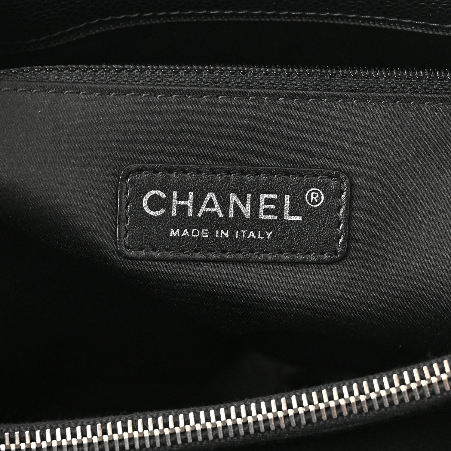 Chanel Caviar Quilted Grand Shopping Tote GST Black 6 of 11
