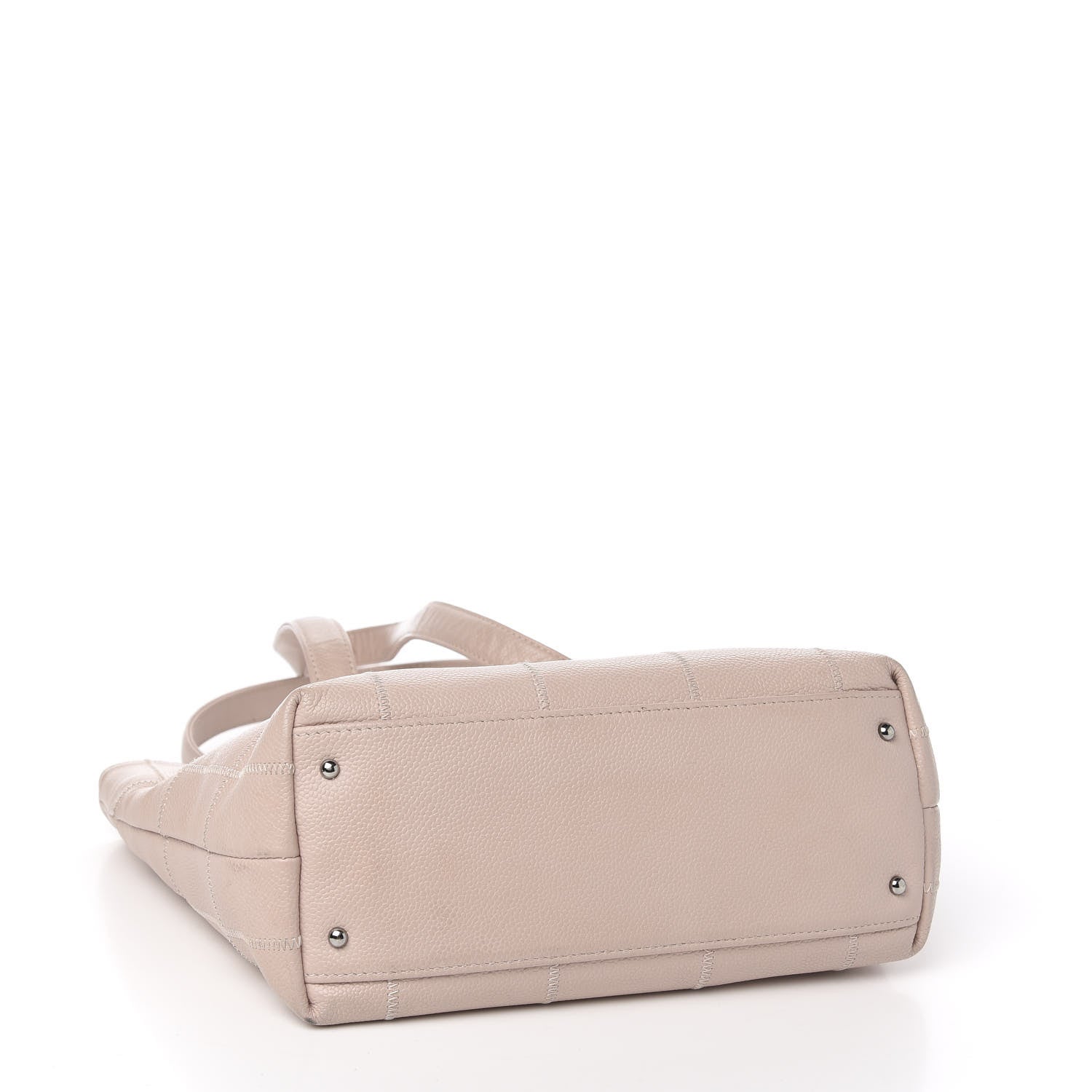 Chanel Caviar Square Stitched Tote Light Pink 3 of 12