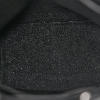 Louis Vuitton Calfskin Nano Lockme Bucket Black 5 of 9