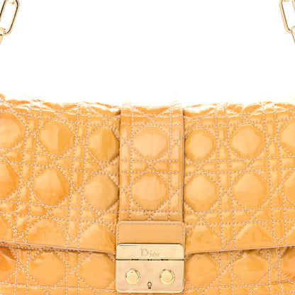 Christian Dior Patent Cannage Large Miss Dior Flap Beige 9 of 12