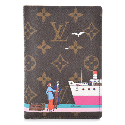 Louis Vuitton Monogram 2016 Christmas Animation Passport Cover Rose Ballerine 1 of 8