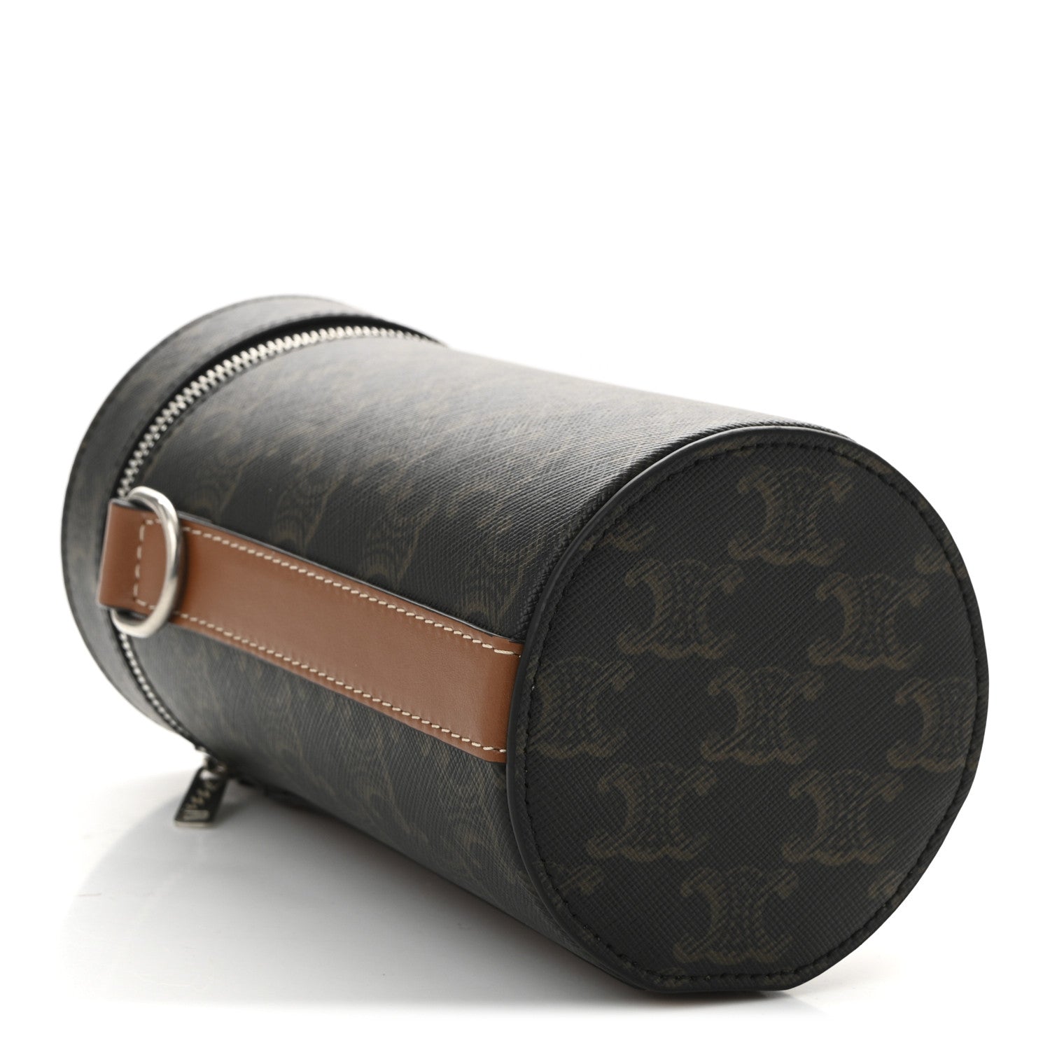 Celine Triomphe Canvas Vertical Cylinder Bag Tan 4 of 11