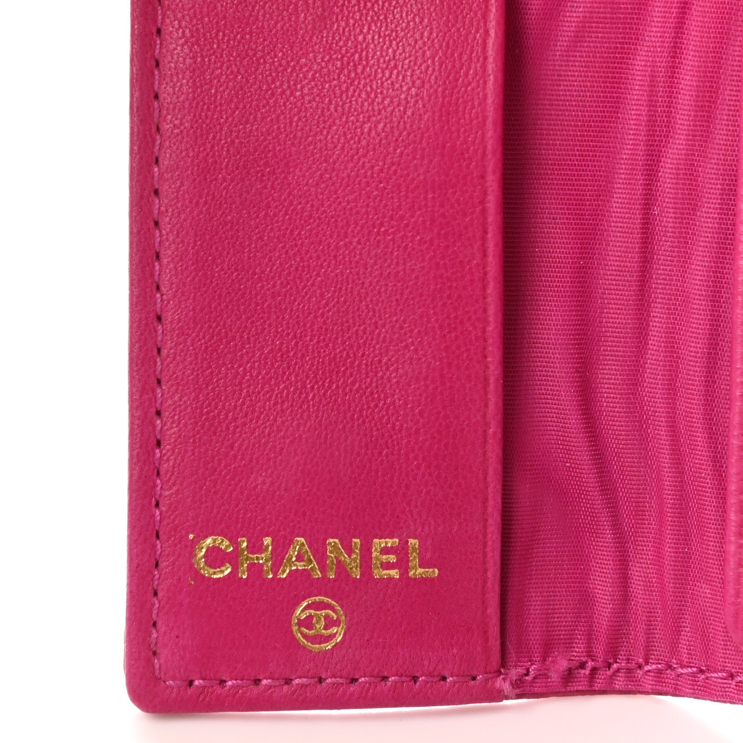 Chanel Caviar Timeless CC 6 Key Holder Case Dark Pink 6 of 8