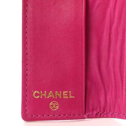 Chanel Caviar Timeless CC 6 Key Holder Case Dark Pink 6 of 8