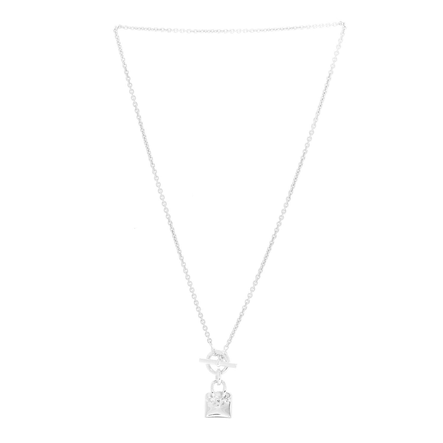 Sterling Silver Birkin Amulette Pendant Necklace