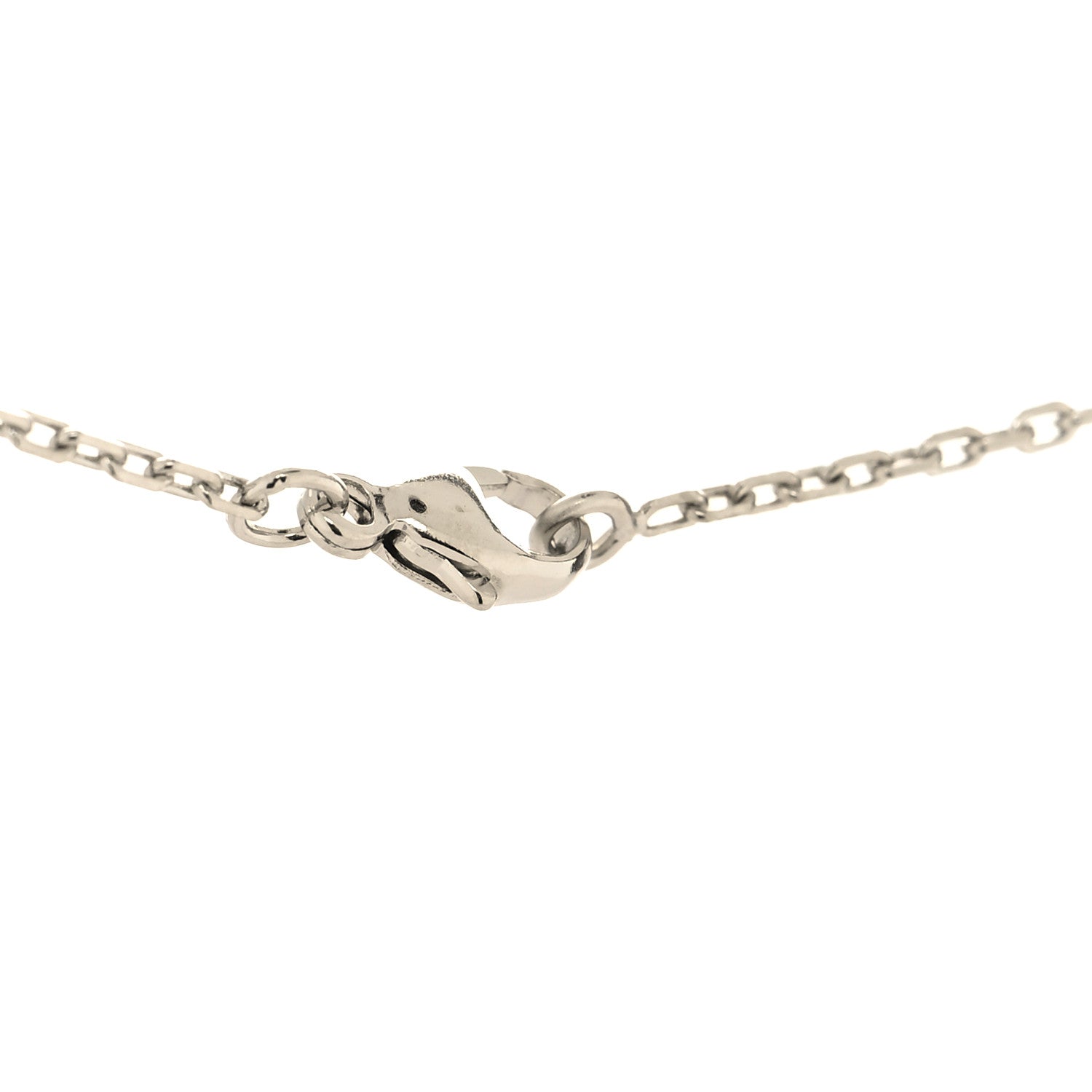 Hermes Lacquered Palladium Mini Pop H Pendant Necklace Black 4 of 5