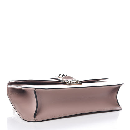 Valentino Garavani Vitello Medium Glam Lock Rockstud Flap Poudre 5 of 10