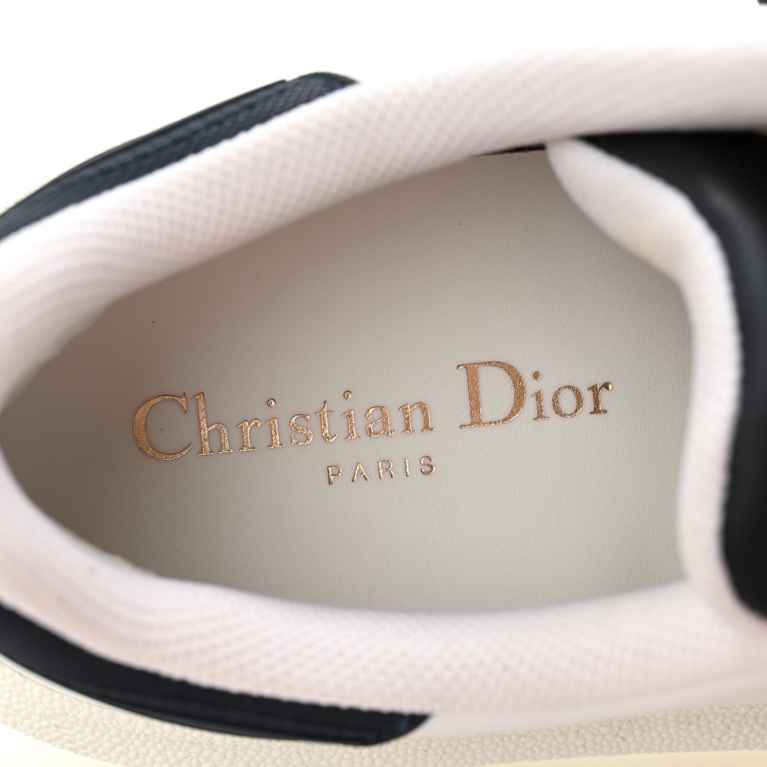 Christian Dior Calfskin Bi-Color Dior-ID Platform Sneakers 41 White Deep Blue 8 of 9