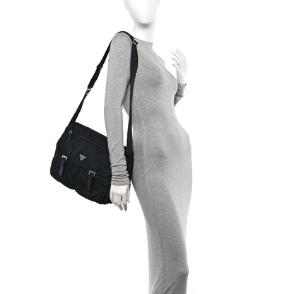Prada Nylon Vela Sport Messenger Bag Black 2 of 9