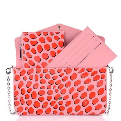 Louis Vuitton Vernis Jungle Dots Pochette Felicie Sugar Pink Poppy 6 of 12