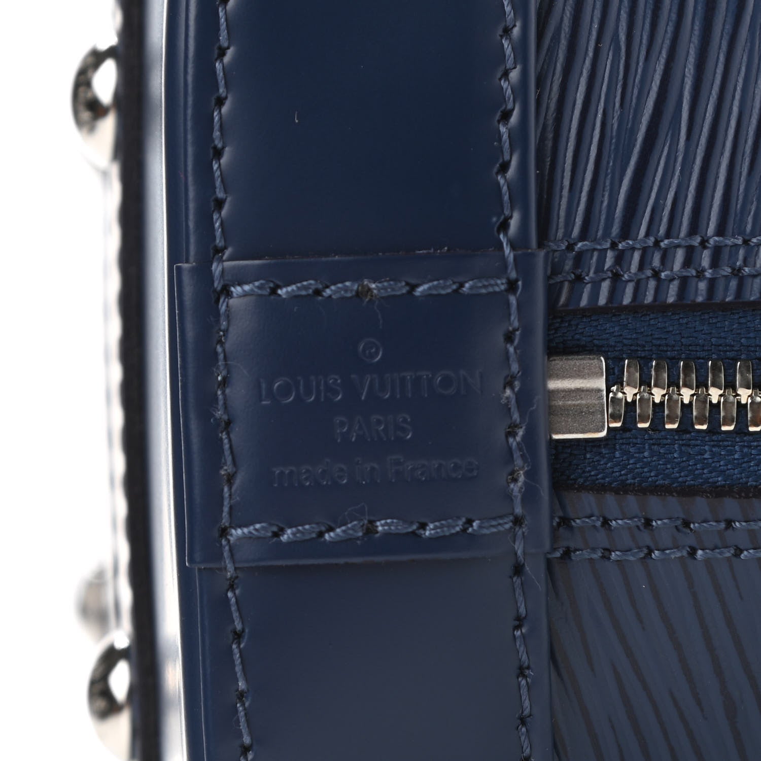 Louis Vuitton Epi Alma BB Indigo 6 of 10