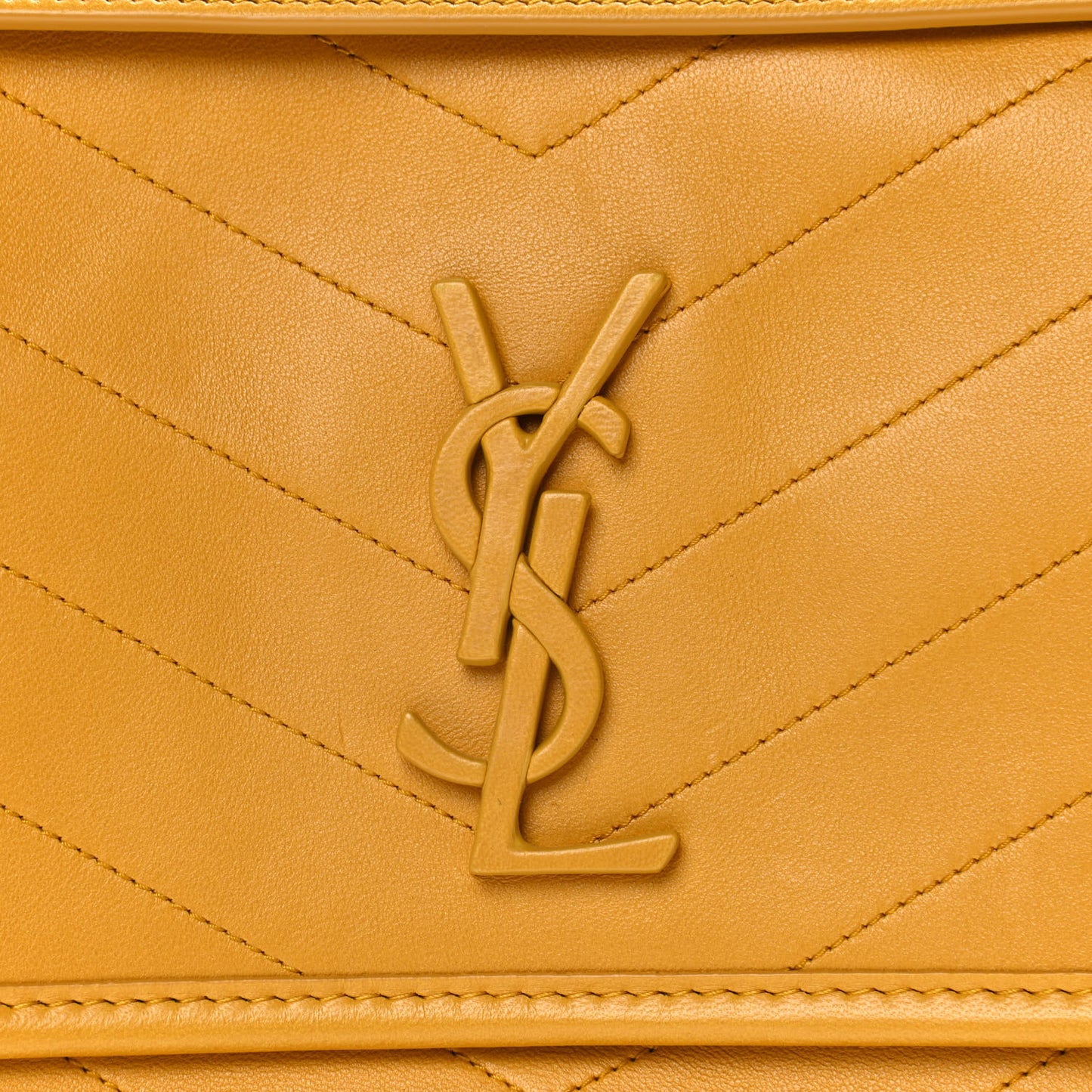Lambskin Matelasse Monogram Medium Niki Chain Satchel Yellow