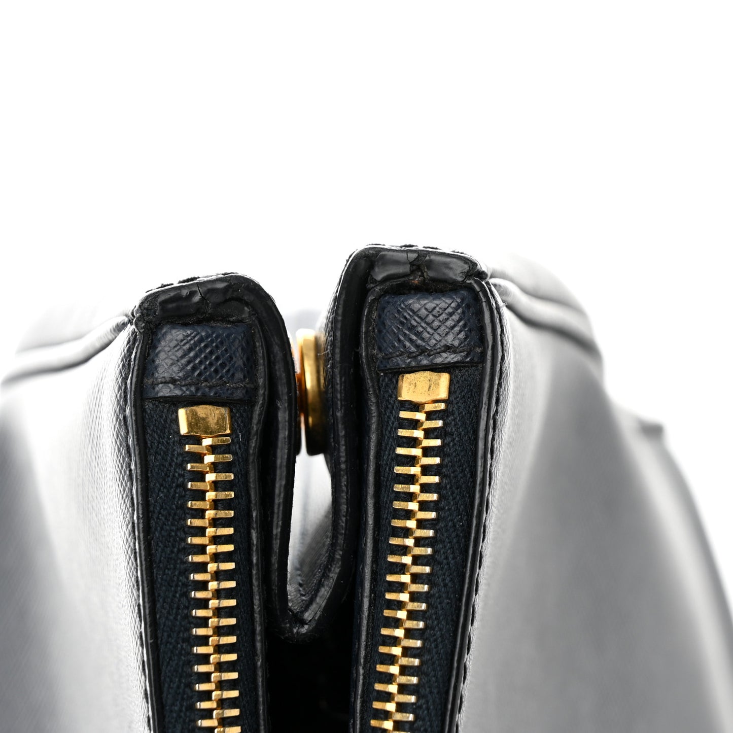 Saffiano Medium Galleria Double Zip Tote Baltico