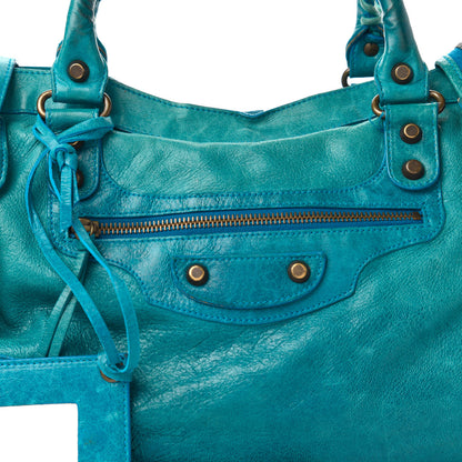 Balenciaga Agneau Classic Hardware City Lagon 10 of 15