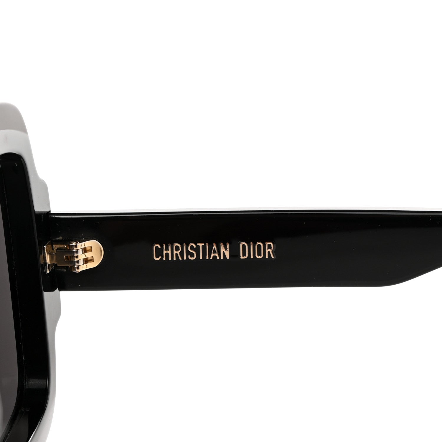 Christian Dior Acetate Diorsignature S1U Square Sunglasses Black 6 of 8