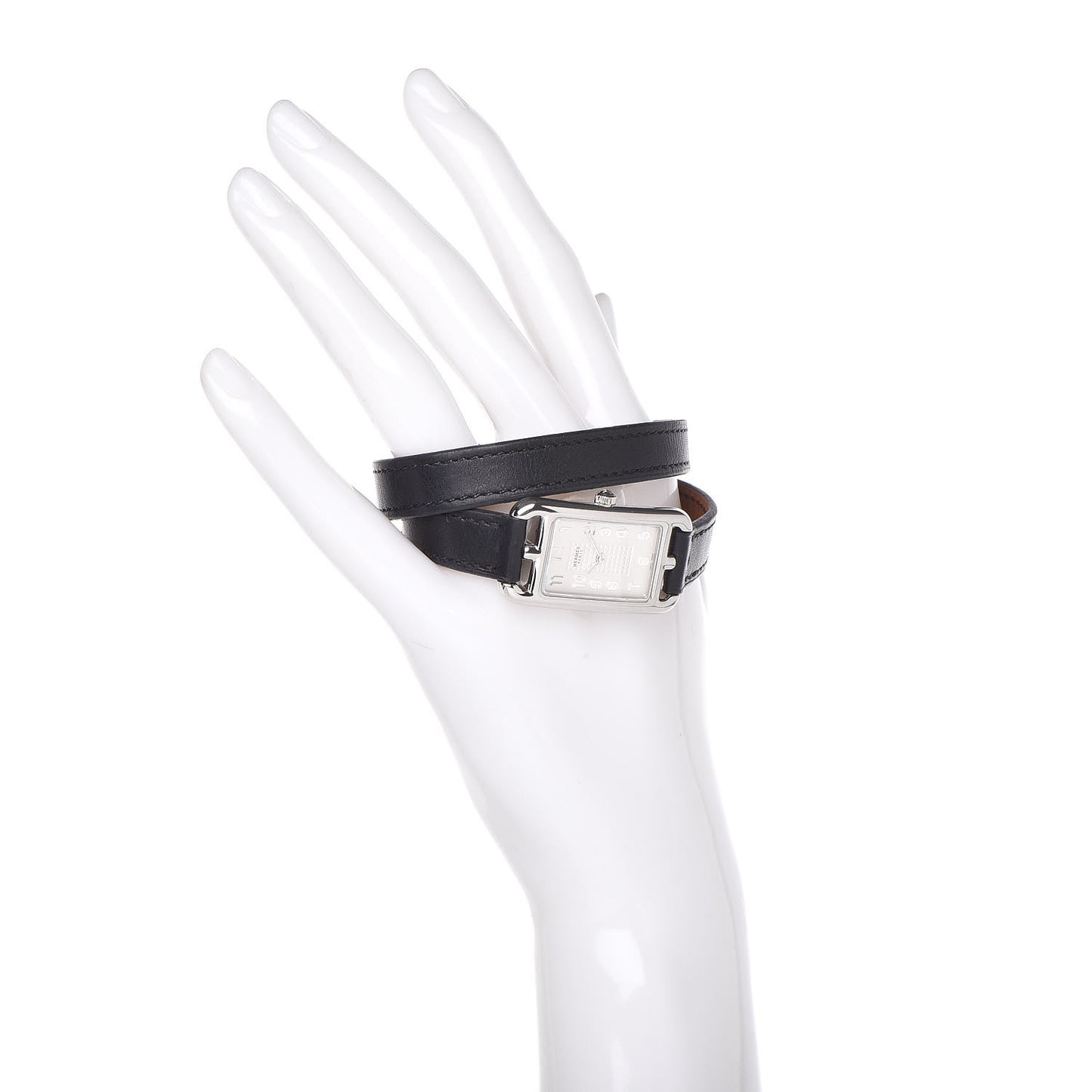Stainless Steel Barenia 20mm Nantucket Double Tour Quartz Watch Noir