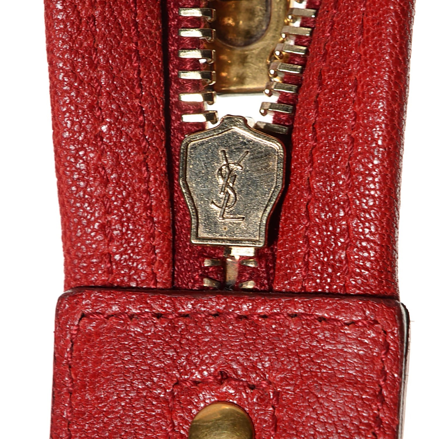 Saint Laurent Sheepskin Large Cabas ChYc Red 8 of 9