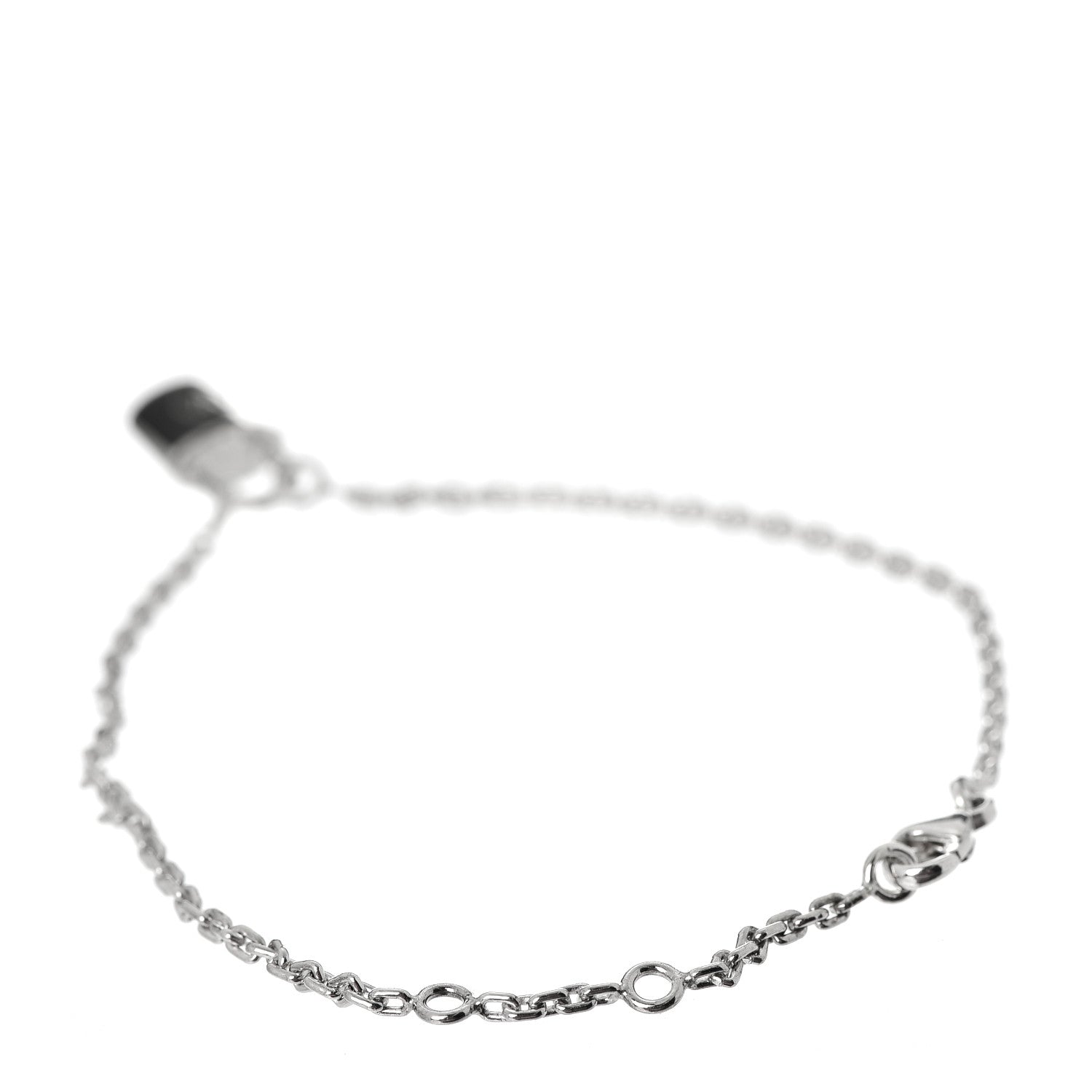 Louis Vuitton Sterling Silver Lockit Bracelet 3 of 5