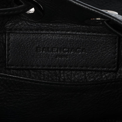 Balenciaga Veau Papier Plate Small Bucket Bag Black 7 of 8
