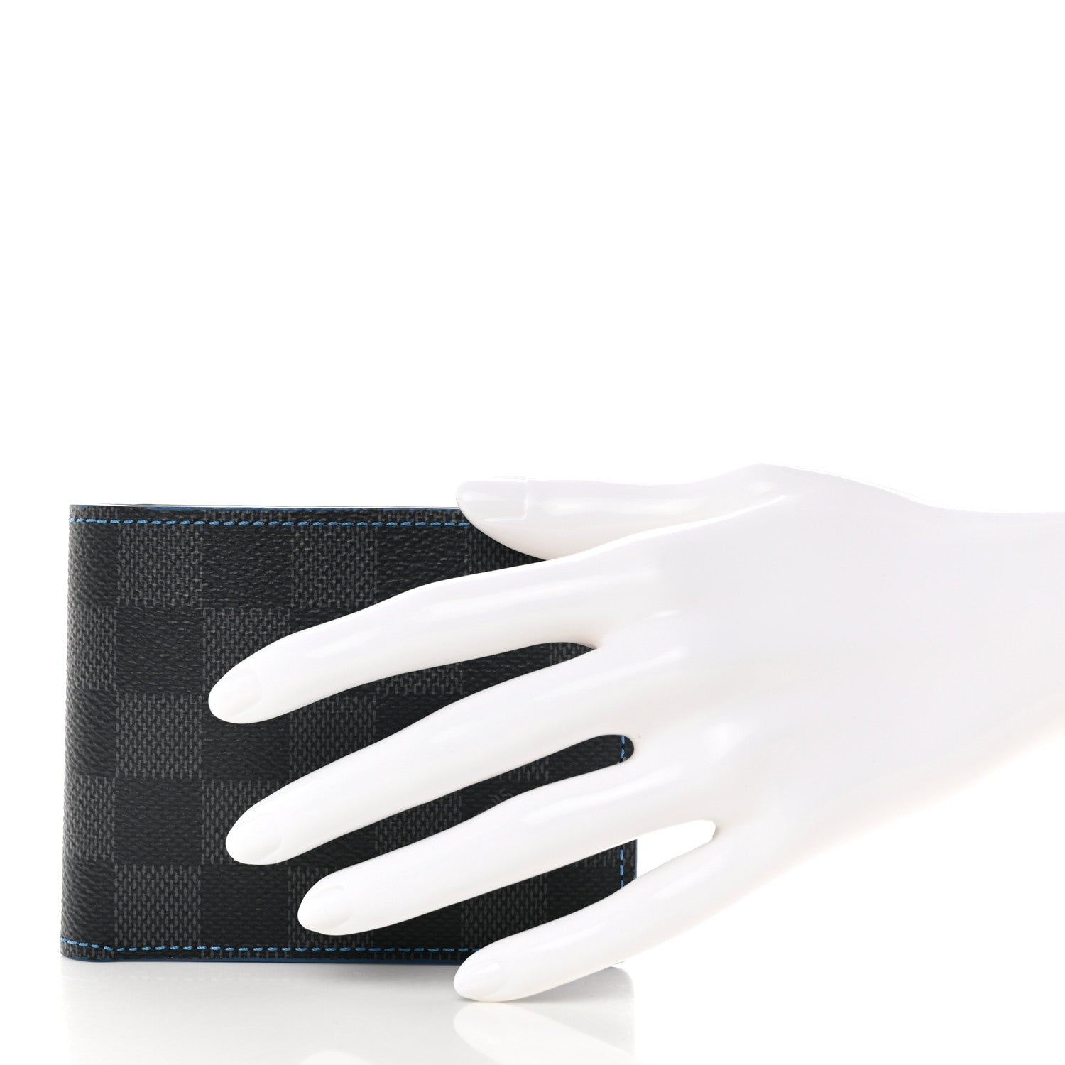 Louis Vuitton Damier Graphite Slender Wallet Blue 2 of 6
