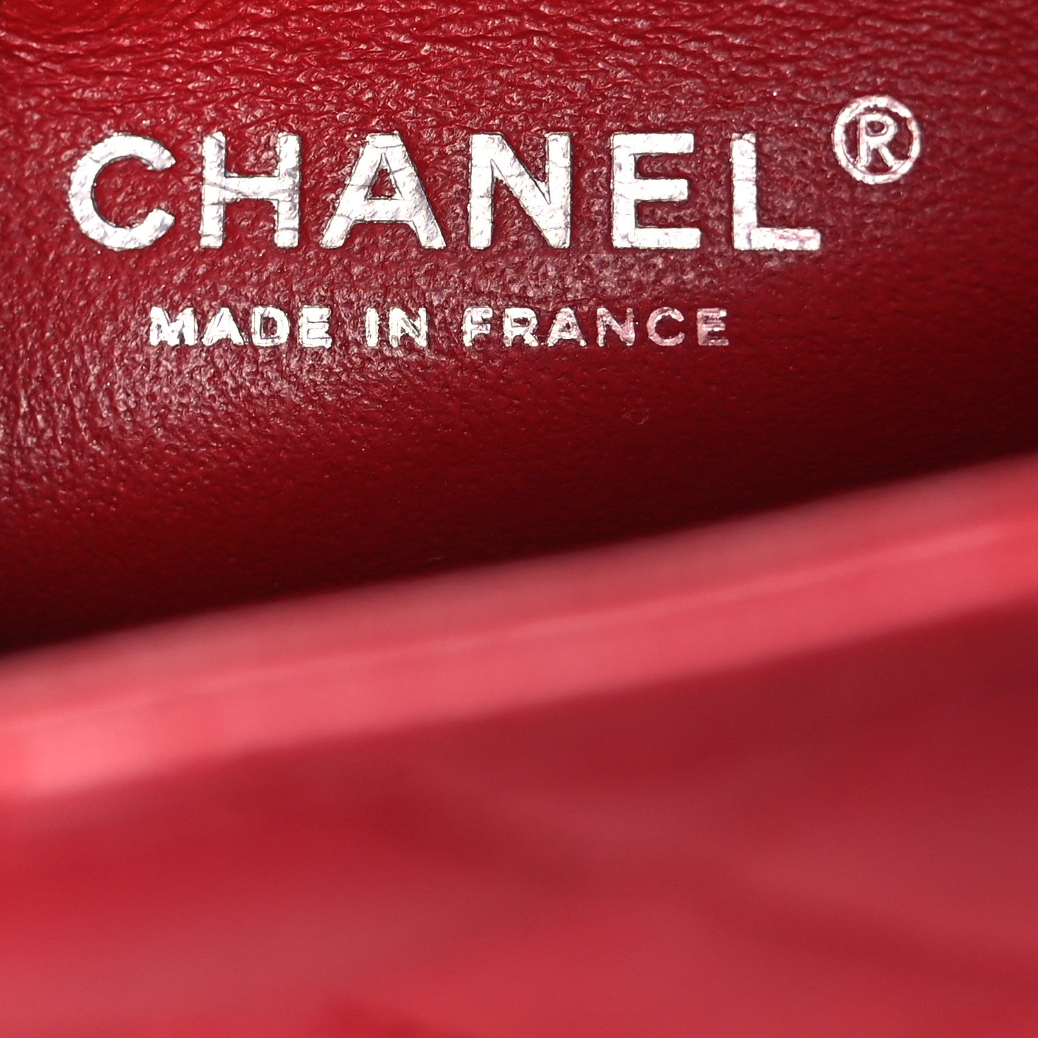 Chanel Lambskin Quilted Mini Square Flap Red 6 of 11