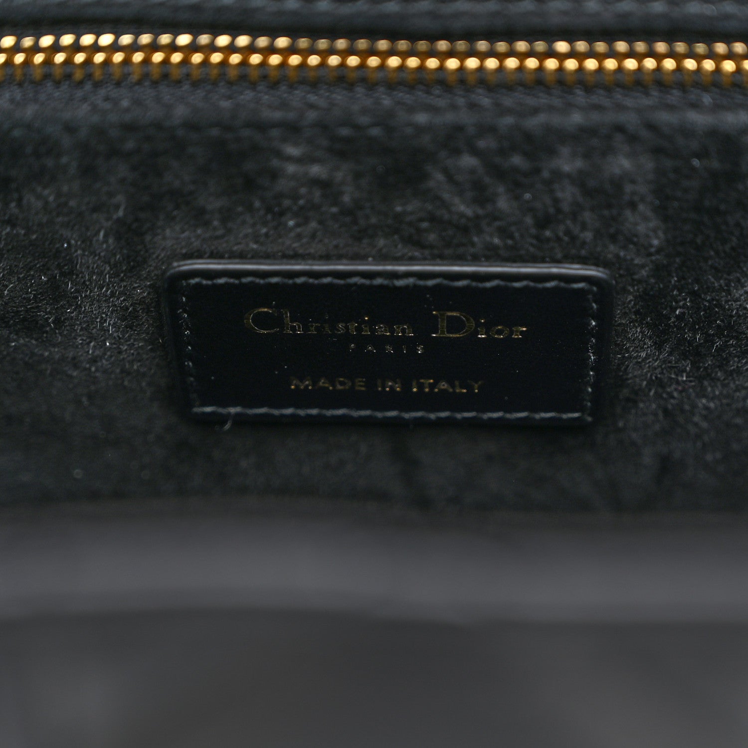 Christian Dior Calfskin Macro Cannage Small Book Tote Black 6 of 10