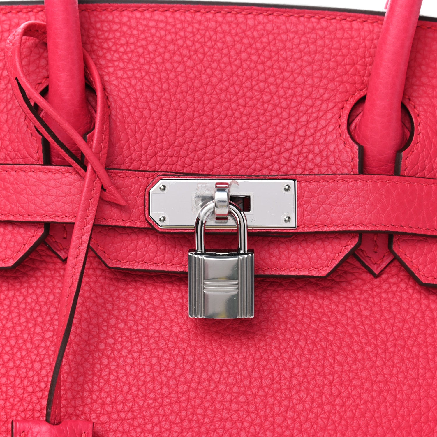 Hermes Taurillon Clemence Birkin 30 Rose Extreme 9 of 10