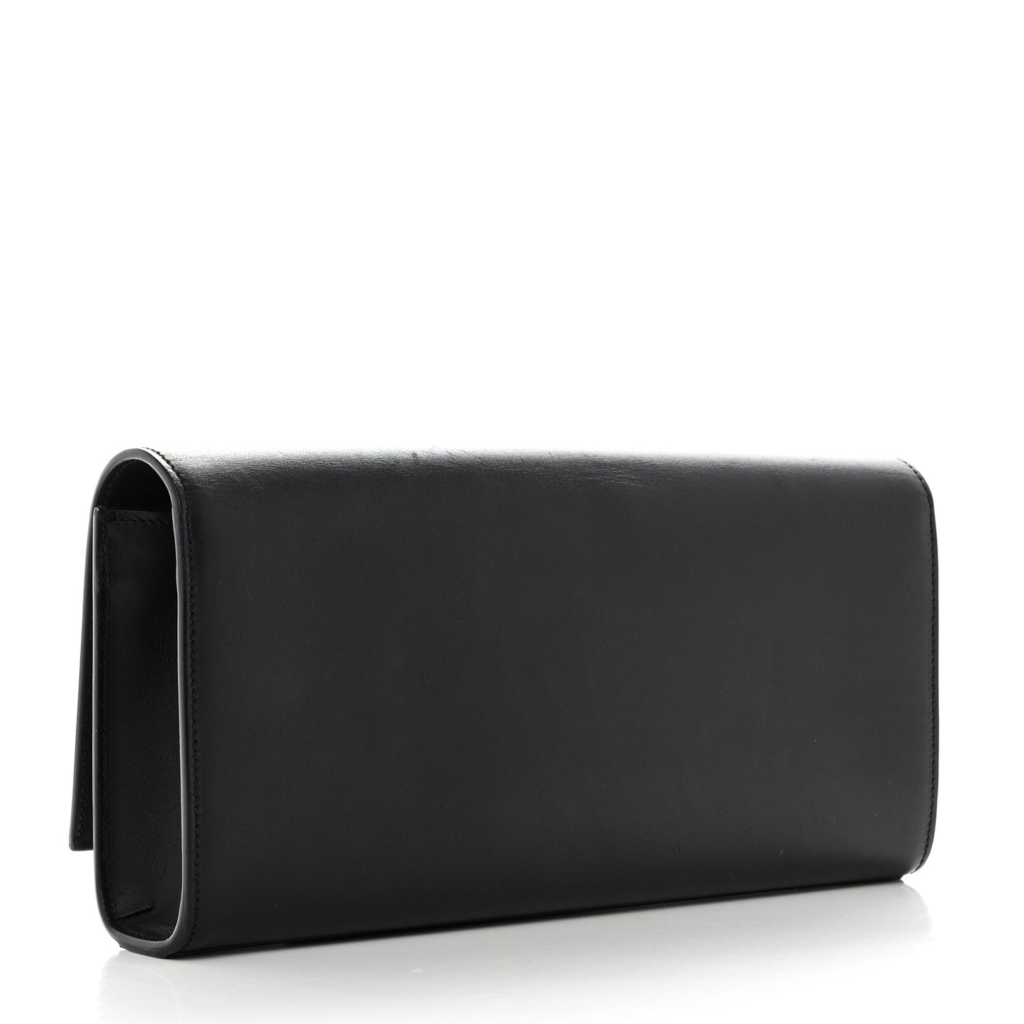 Calfskin Classic Monogram Tassel Clutch Black