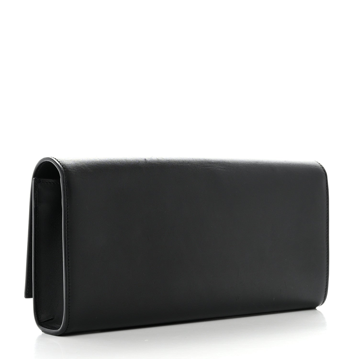 Saint Laurent Calfskin Classic Monogram Tassel Clutch Black 3 of 7