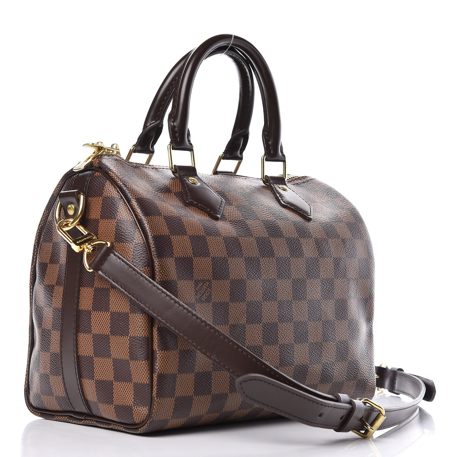 Louis Vuitton Damier Ebene Speedy Bandouliere 25 3 of 9