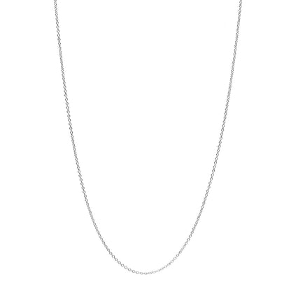 Tiffany 18K White Gold Chain Necklace 18" 1 of 5