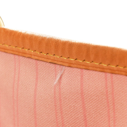 Louis Vuitton Damier Azur Delightful MM Rose Ballerine 10 of 12