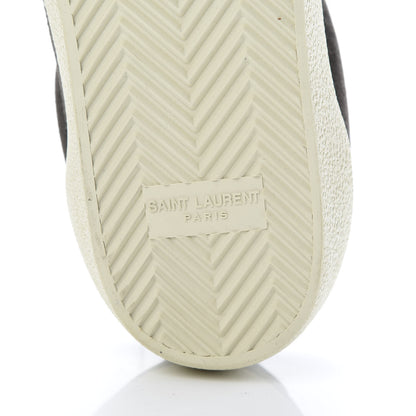 Saint Laurent Suede Soho Mens Court Classic Sneakers 41.5 Bronze White 6 of 8