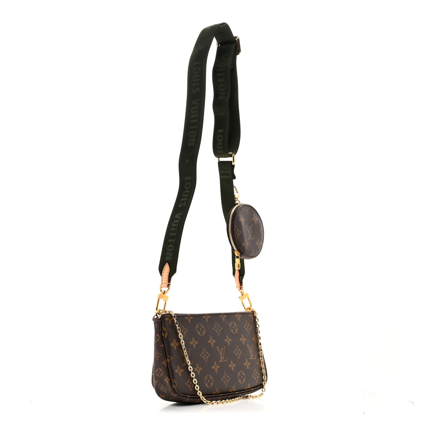 Louis Vuitton Monogram Multi Pochette Accessories Kaki 2 of 12