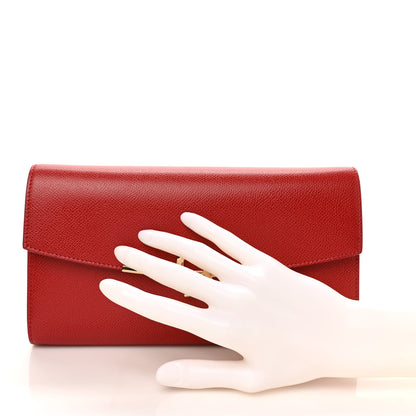 Salvatore Ferragamo Hammered Calfskin Mini Gancini Icona Bag Lipstick 2 of 10