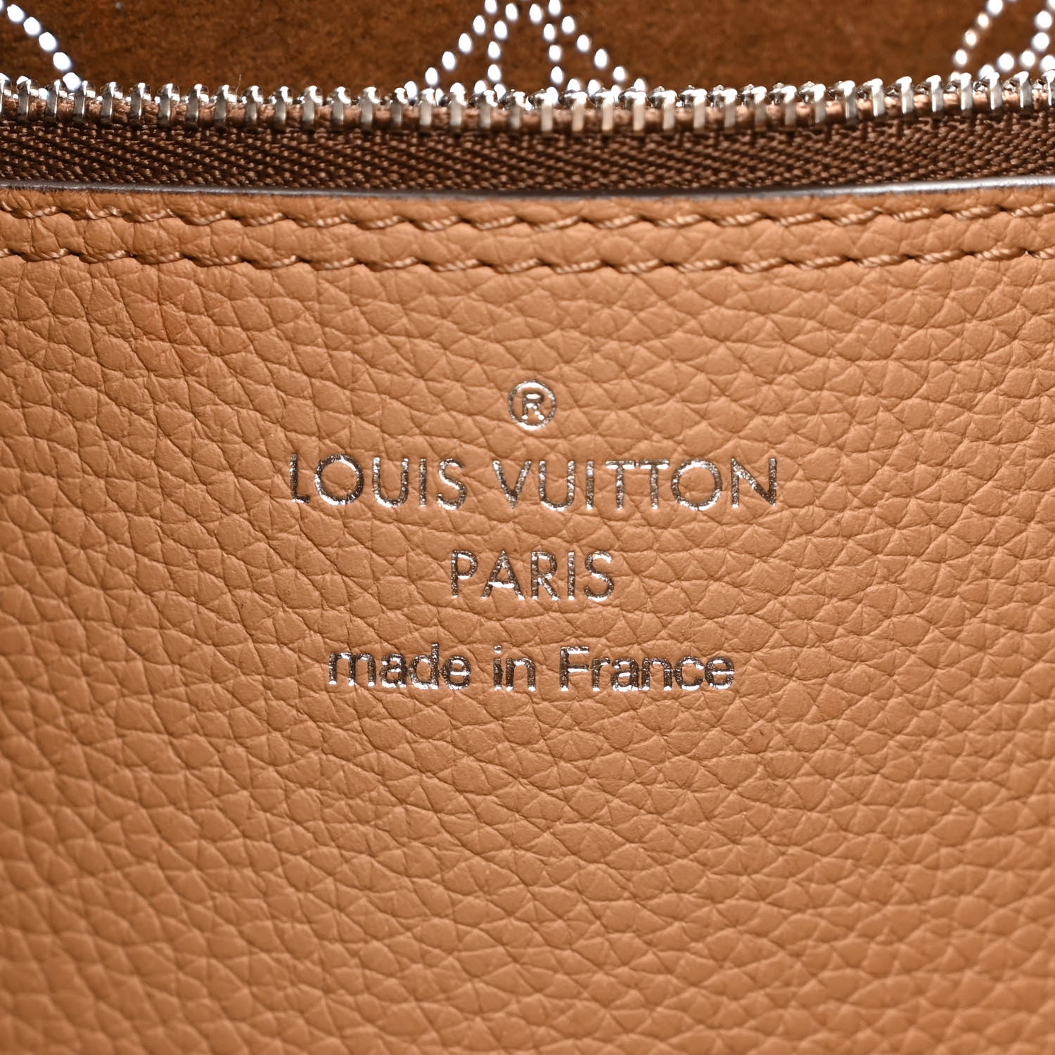 Louis Vuitton Mahina Carmel Hobo Arizona Brown 6 of 10