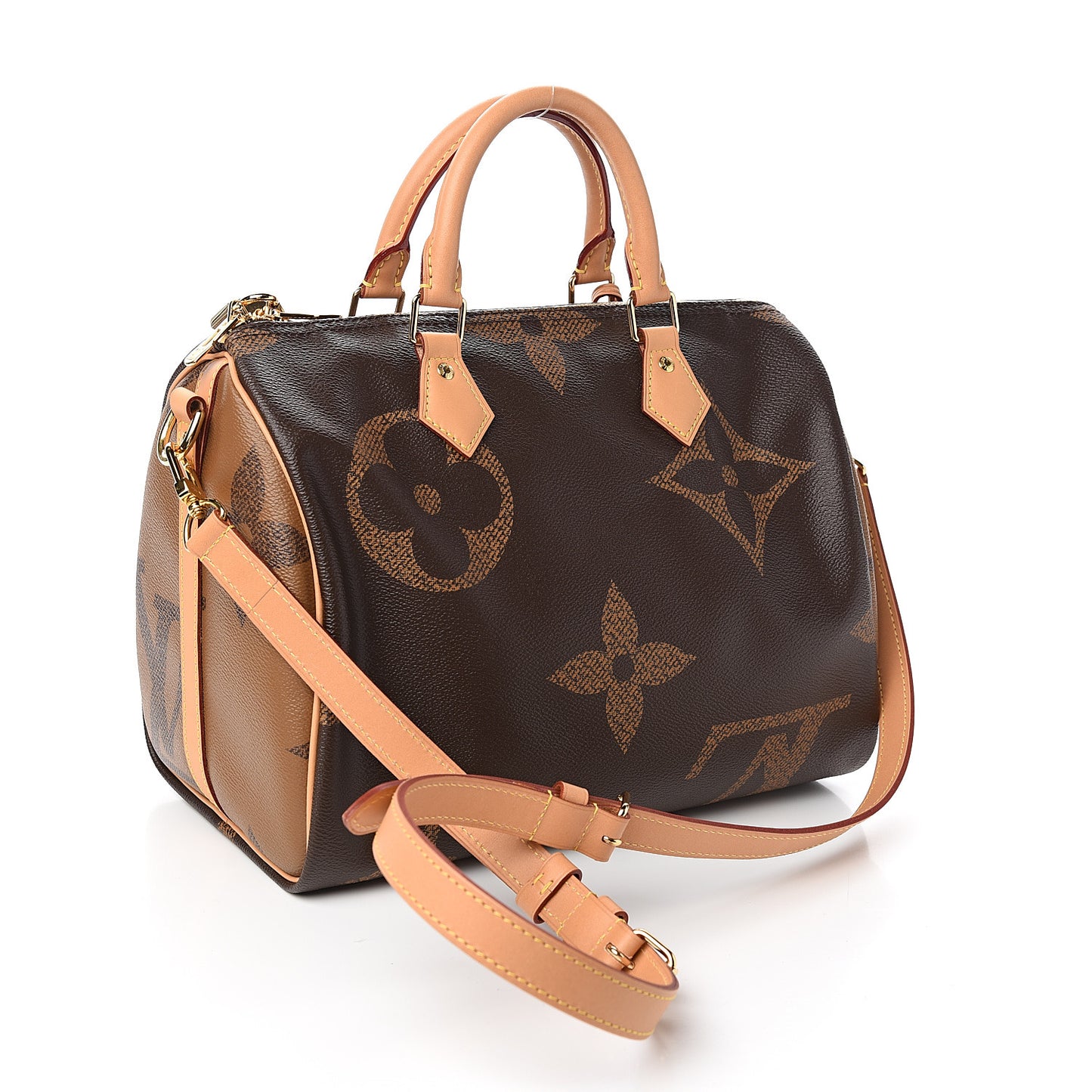 Reverse Monogram Giant Speedy Bandouliere 30