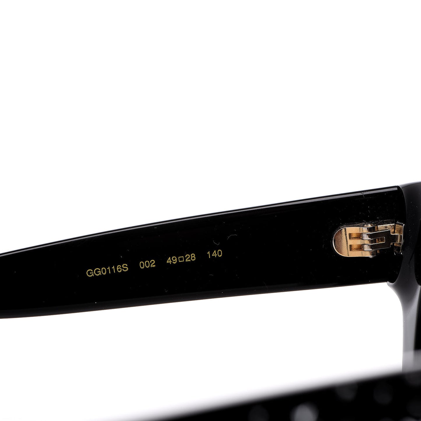 Acetate Stars Cat Eye Sunglasses GG0116S Black