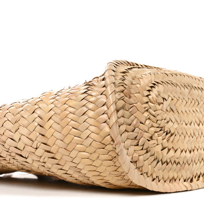 Loewe Raffia Large Basket Tote Bag Natural Tan 8 of 9