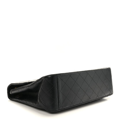 Chanel Lambskin Quilted XL Jumbo Single Flap Black 4 of 10