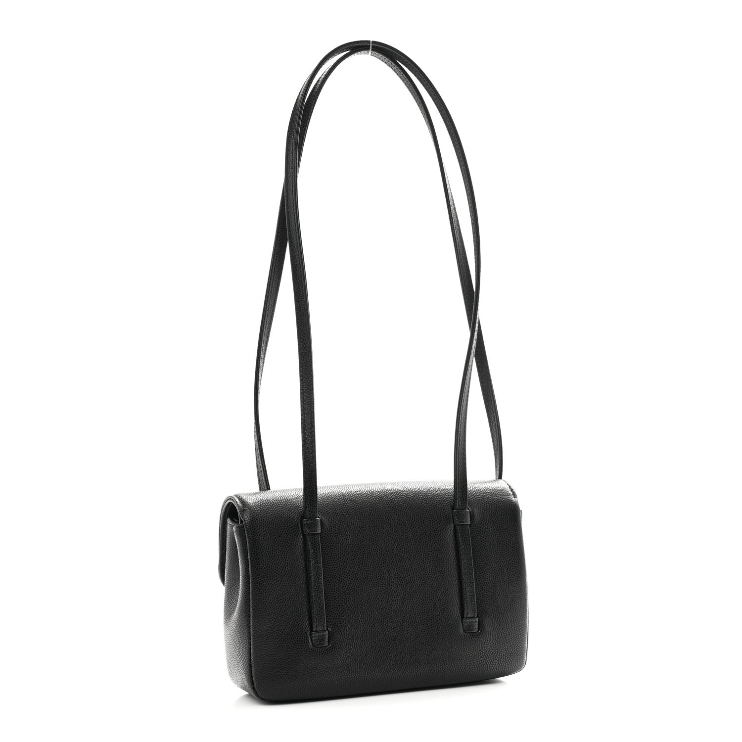 Chanel Shiny Caviar Mini Preppy Coco Shoulder Bag Black 3 of 11