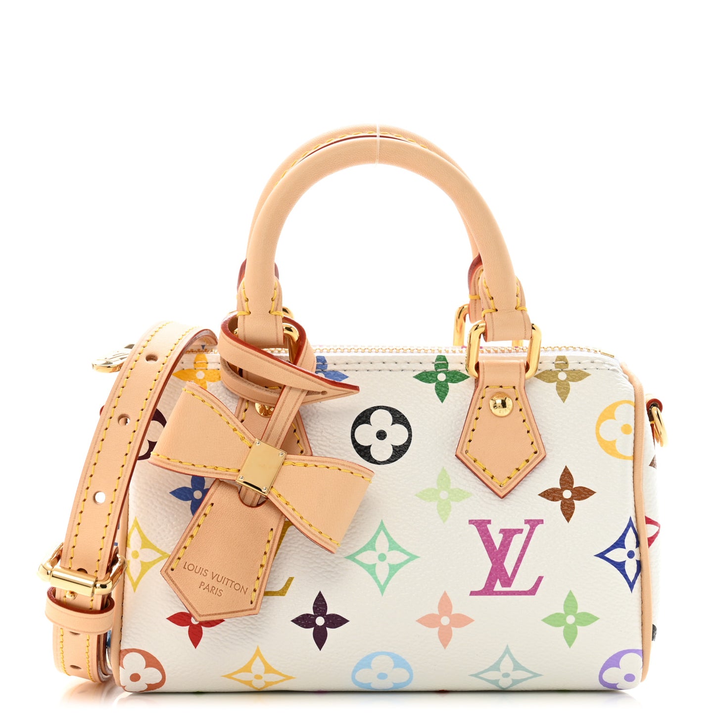 LV X TM Monogram Multicolor Nano Speedy White
