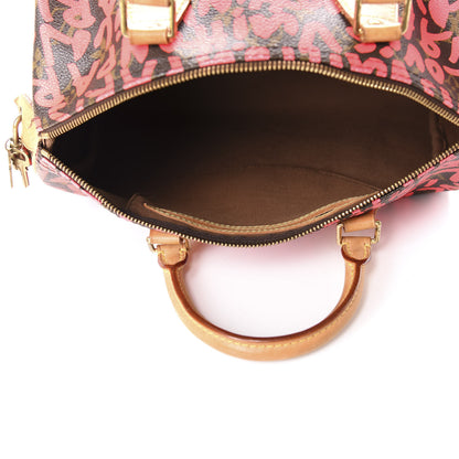 Louis Vuitton Monogram Graffiti Speedy 30 Fuchsia 5 of 12