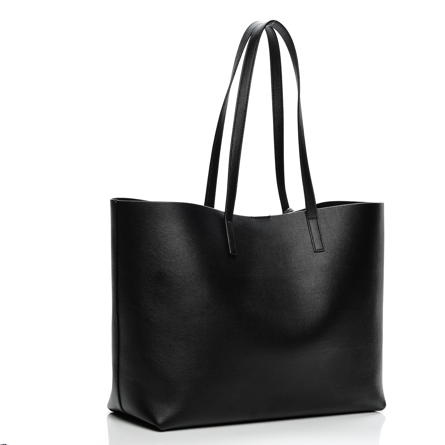 Saint Laurent Calfskin Large Shopping Tote Black 4 of 8