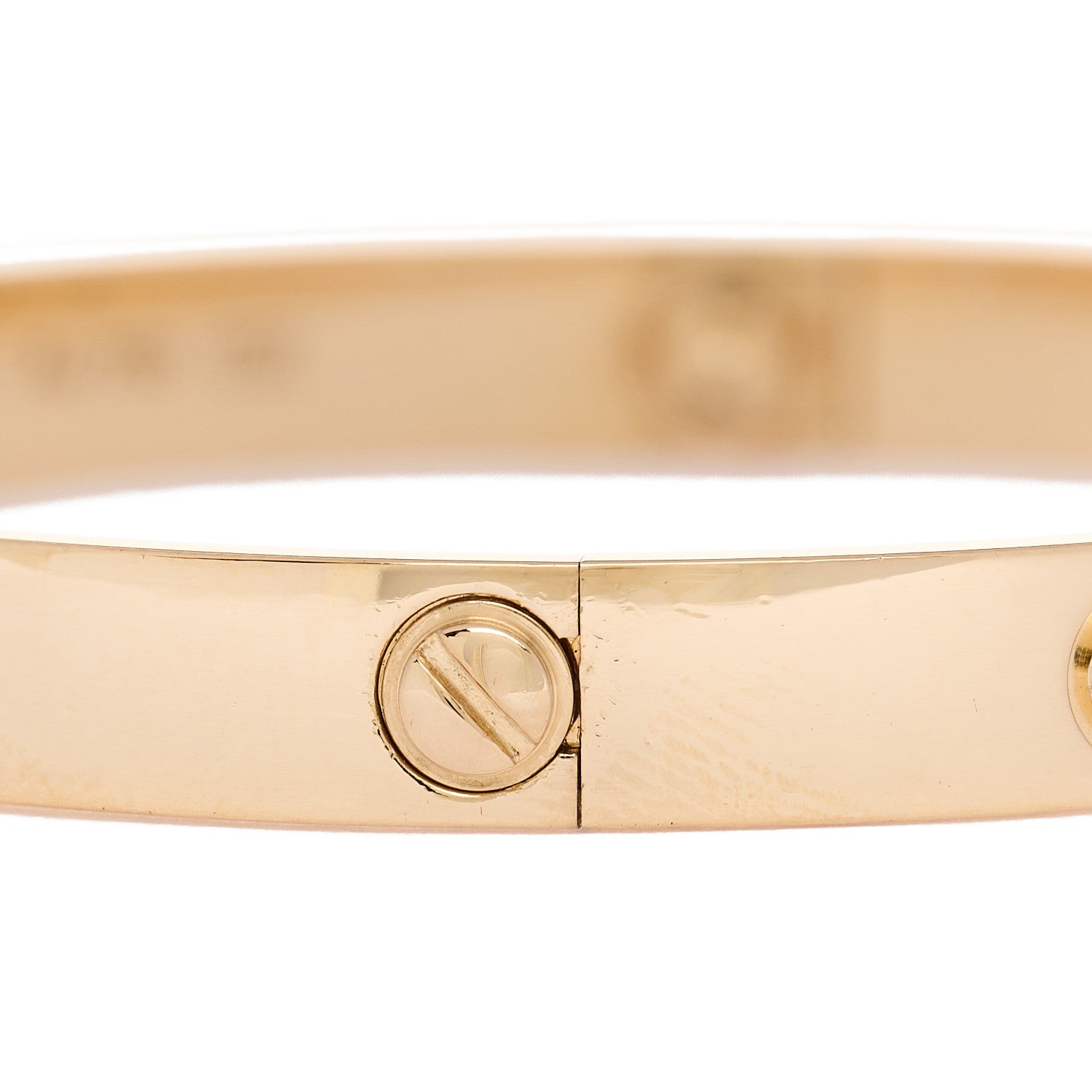 Cartier 18K Yellow Gold 4 Diamond LOVE Bracelet 16 10 of 11