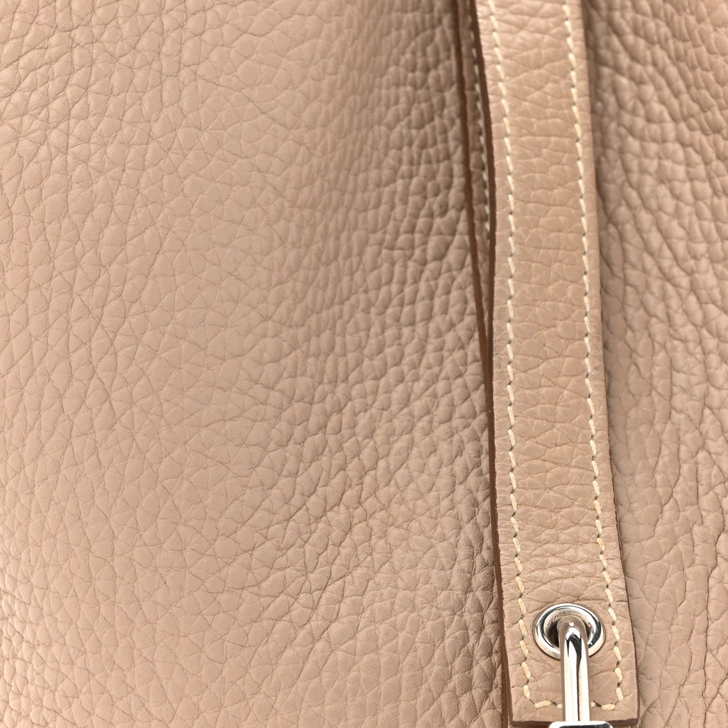 Hermes Taurillon Clemence Picotin Lock 22 MM Argile 8 of 10