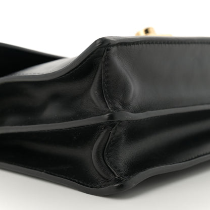 Prada Calfskin Soft Sound Charms Shoulder Bag Black 6 of 14